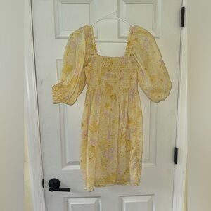 Billabong Floral Puff Sleeve Dress